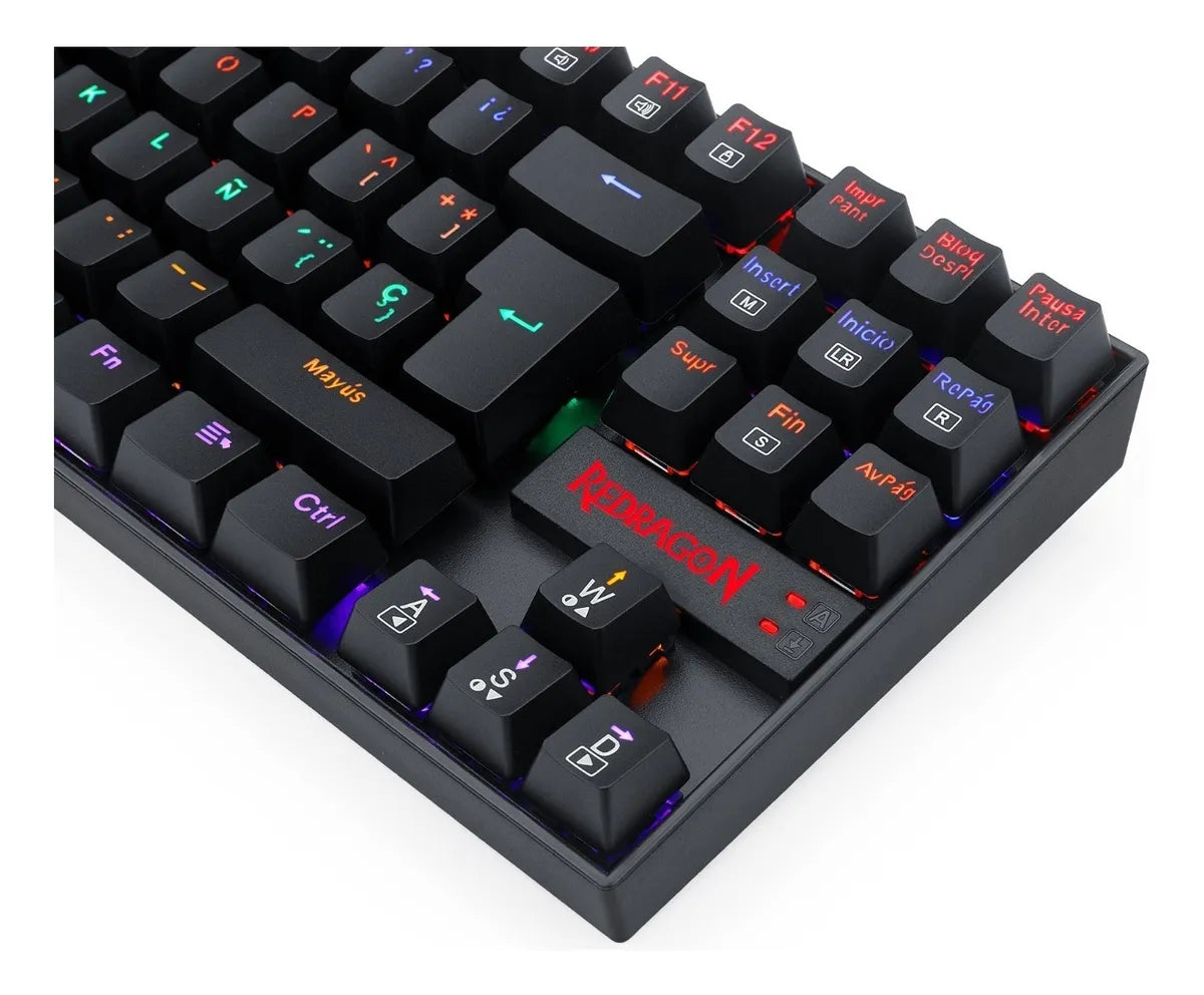 Teclado RedDragon Kumara K552 Botón Rojo