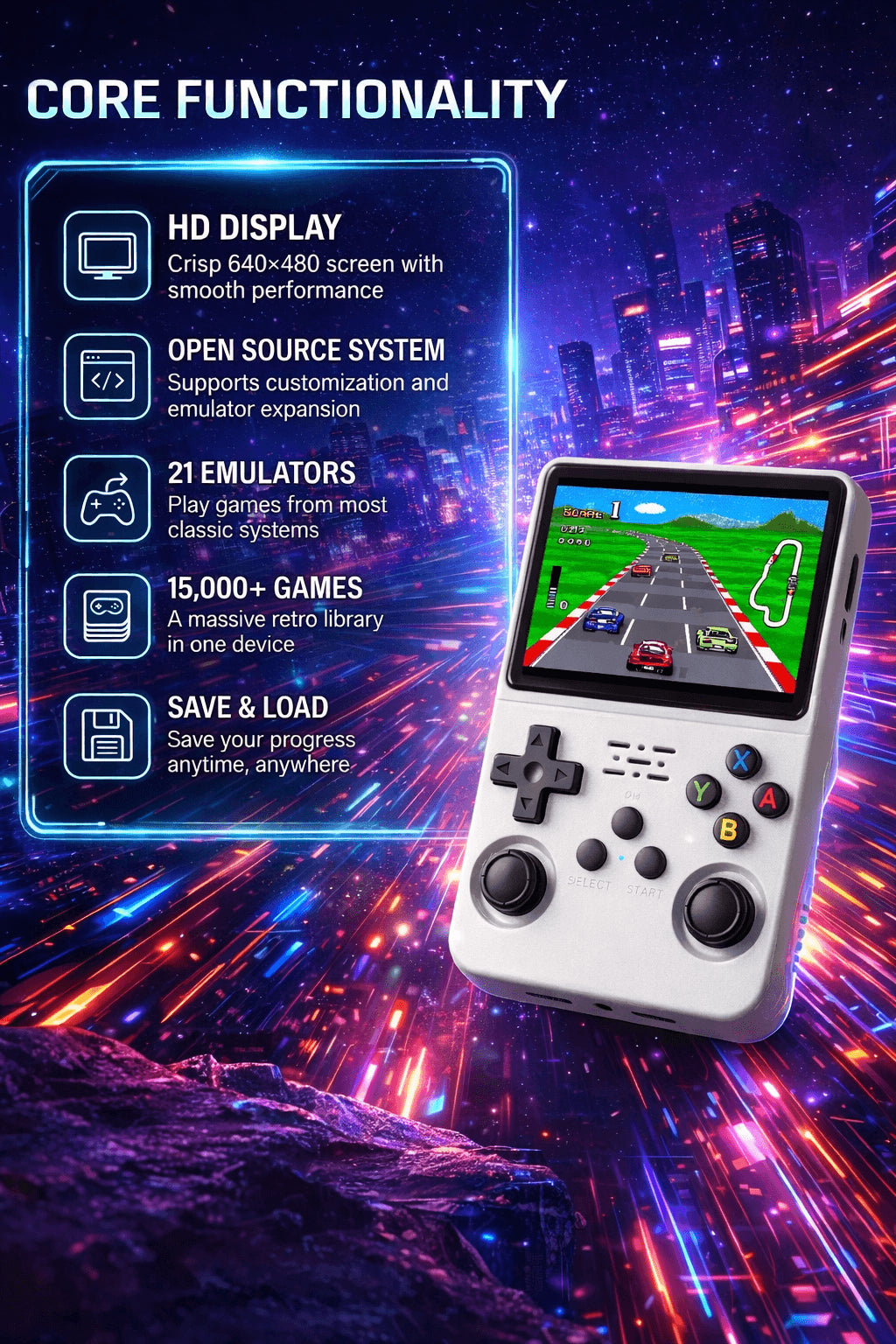 Consola de videojuegos FLLTF R36S