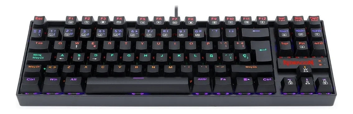 Teclado RedDragon Kumara K552 Botón Rojo