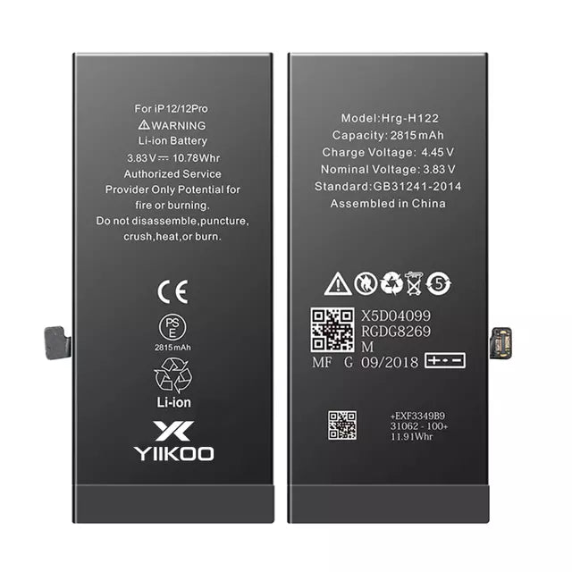 Batería iPhone 12 YIIKOO 2815mAh