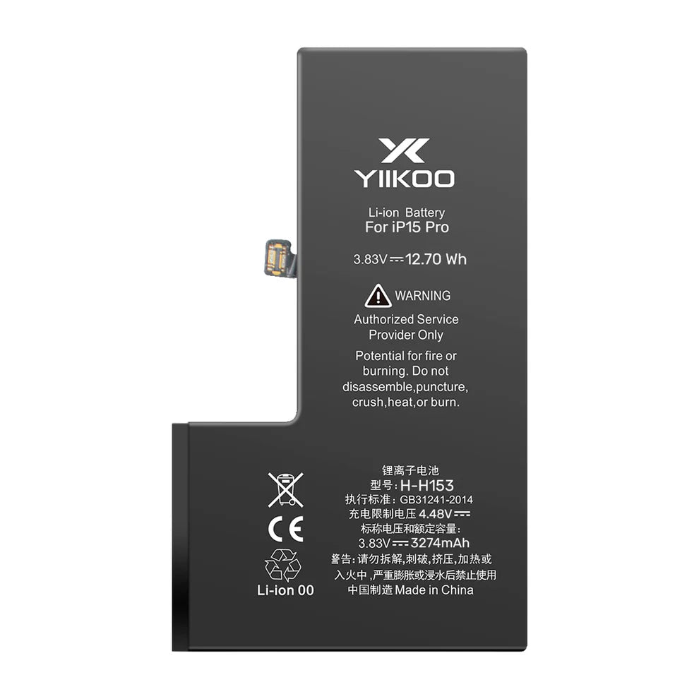 Batería iPhone 15 YIIKOO 3349mAh